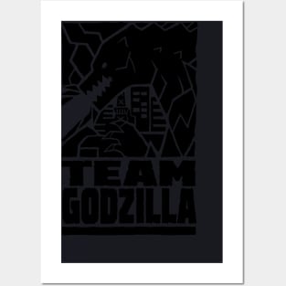 Godzilla vs King Kong - TEAM GODZILLA Posters and Art